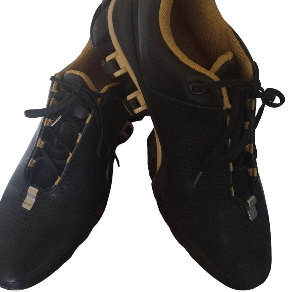 Men's Black and Gold Adidas Porsche Design Sport sz 11